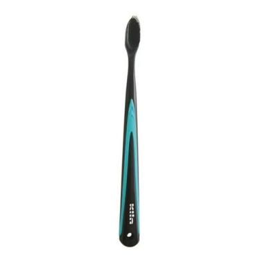 Imagem de Escova Dental Macia Nanotech Black Cerdas Em Silicone Klin, Preto, Ver