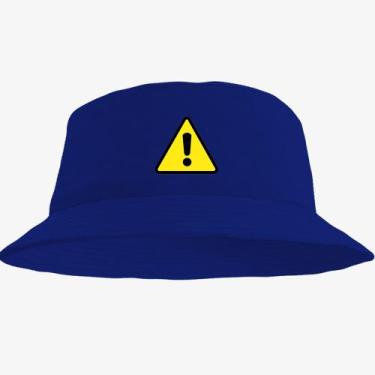 Imagem de Boné Chapéu Bucket Hat Estampado Aviso - MP Moda Masculina, Único, Azu