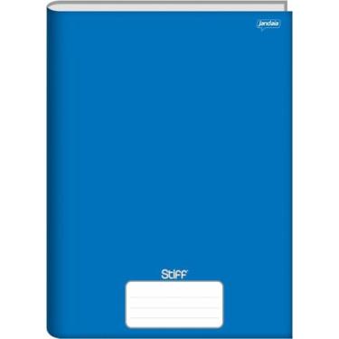 Imagem de Jandaia - Caderno Brochura Universitário Capa Dura 96 Fls Stiff Azul - Pacote com 05 unidades