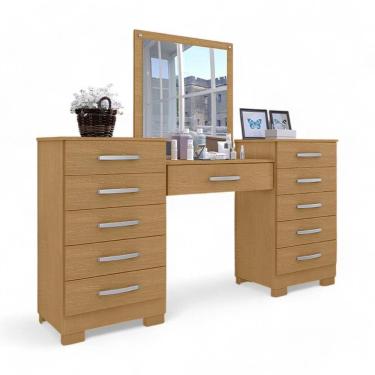 Imagem de Conjunto Para Quarto De Cômodas E Penteadeira Pétala Naturalle