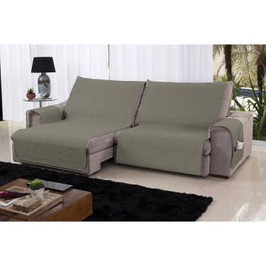 Imagem de Protetor Sofá Retrátil Reclinável Assento 2,20M Bege Fend