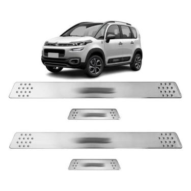 Imagem de Soleira para Porta Lateral Tuning Esportiva para carros 4 Portas (ABS)