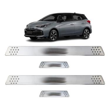 Imagem de Soleira para Porta Lateral Tuning Esportiva para carros 4 Portas (ABS)