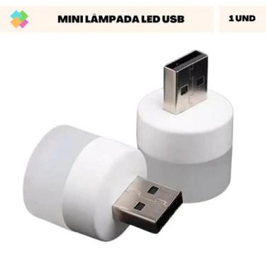 Imagem de Mini Lâmpada LED USB - YA Accessories, Luz branca