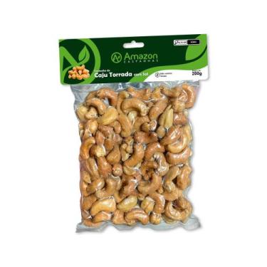 Imagem de Castanha de Caju Torrada com Sal - Amazon Castanhas