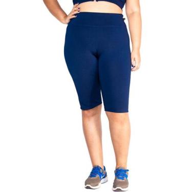 Imagem de Bermudas Plus Size Wolfox Academia Ou Dia A Dia Cintura Alta Feminina,