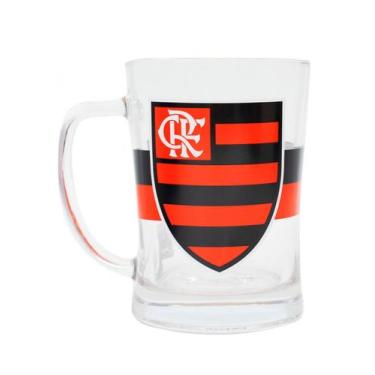 Imagem de Caneca De Vidro Gigante 660ml Flamengo - mileno