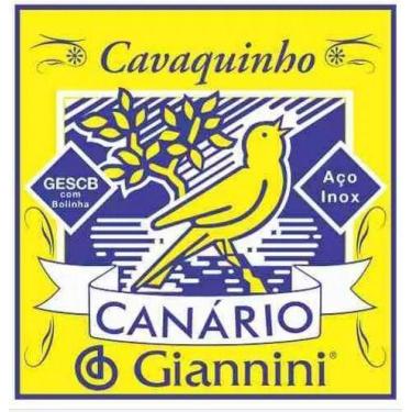 Imagem de Encordoamento P/ Cavaco Giannini Gescb Série Canário Bolinha
