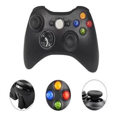 Imagem de Controle Joystick Sem Fio Altomex Alto-6560w Preto - Duda Store