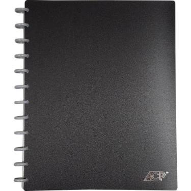 Imagem de Pasta Catálogo A4 CANDY PP 30 Envelopes PRETO/PRATA - ACP