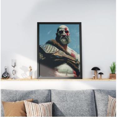 Imagem de Quadro Decorativo Moldura Preta 30x40cm GOW Art - Gueds Store