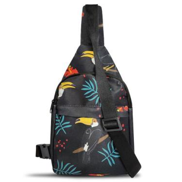 Imagem de Shoulder Bag Mini bag Bolsa Pochete Ombro Transversal Chest Bags Tucan
