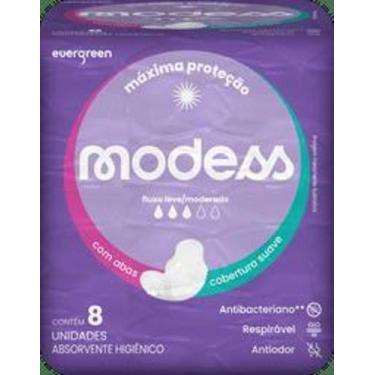 Imagem de Absorvente Malha Suave C/abas Modess 8 Un