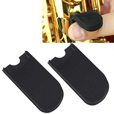 Imagem de Almofadas de Dedo, Descanso2 Peças Confortáveis ​​saxofone Polegar Dedo Descanso Almofadas Escovas para Soprano Alto Tenor Sax Baquetas, Marretas e Escovas