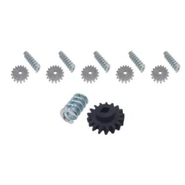 Imagem de Kit P/5 Espeto Giratório + Engrenagem Nylon Rosca S/fim - Lider Grill