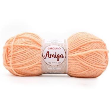 Imagem de Fio Amiga 100g - 4224 A Cor do Ano Peach Fuzz - CÍRCULO