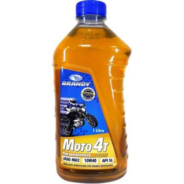 Imagem de Óleo de Motor Brandy Moto 4T - SAE 10W40 / API SL / Jaso MA - Semissin
