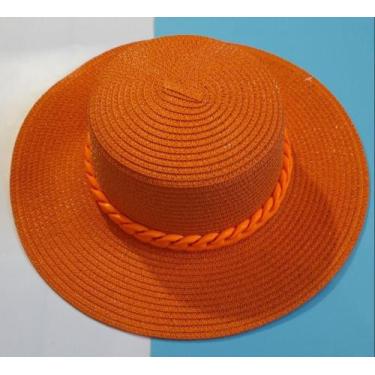 Imagem de Chapéu Paris Colorido com Corrente Tendência Verão Moda Praia - On.sho