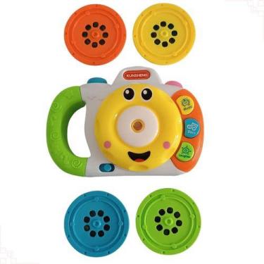 Imagem de Câmera Fotográfica Infantil Com Luz E Som Projeta Imagens - NUCA BABY