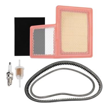 Imagem de Forccord Kit de ajuste de carrinho de golfe Correia de transmissão de embreagem, correia geradora, pré-filtro, filtro de ar, filtro de combustível e vela de ignição NGK serve para carrinhos de golfe a