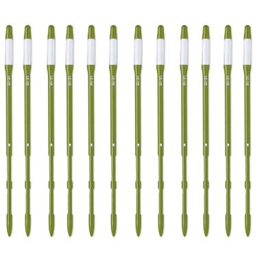 Imagem de IPPINKA Sustee Aquameter, pacote com 12, medidor de umidade do solo para plantas domésticas, melhor para vasos de plantas internas - grande verde recarregável