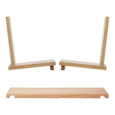 Imagem de Bothyi Estante de mesa organizador livro rack mini mesa estável prateleira de madeira estante para sala estar estudo