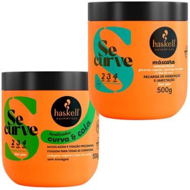 Imagem de Kit Se Curve Finalizador Curva e Cola + Máscara Hidronutrição 500ml Ha
