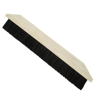 Imagem de Pincel de pintura grande, tecido de polipropileno, impermeável, para construção profissional, vassoura de mão para piso e parede (preto)