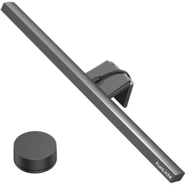 Imagem de Funlicht Barra de Luz do Monitor com Controle Remoto, Lâmpada de Monitor de Computador para Cuidados com os Olhos Barra de Luz de Tela Regulável, Sem Brilho de Tela Lâmpada de Mesa para Jogos Em Escri