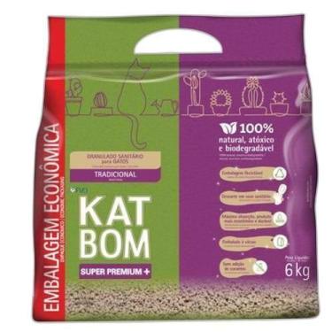 Imagem de Granulado Sanitário Para Gatos Katbom Tradicional - 6Kg - Fvo