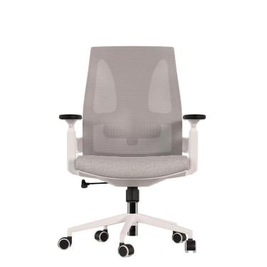 Imagem de Cadeira Elements Helene Branco/cinza Claro