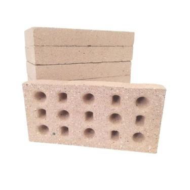 Imagem de 6 Plaqueta Refratária 15 Furos, Tijolo Para Churrasqueiras - GABRIELA 