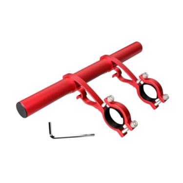 Imagem de Colaxi Extensão da barra de alça de bicicleta, extensor do guidão de bicicleta de bicicleta de estrada, lanterna de retenção de retenção