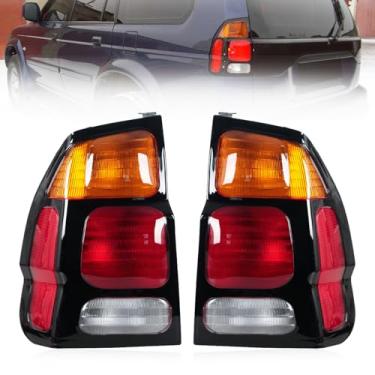 Imagem de JESYMBX Luz traseira para Mitsubishi Pajero Shogun Montero Sport 2000-2006 Par de lâmpadas reversas de freio de direção traseira