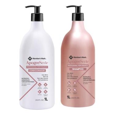 Imagem de Shampoo E Condicionador Apogee Serie Members Mark 1l Cada - Member's M