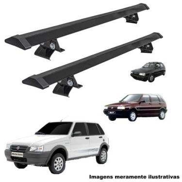 Imagem de Rack De Teto Esportivo Fiat Uno Mille 4 Ports Bagageiro - Rack de Teto
