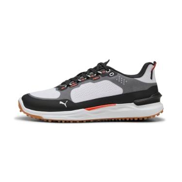 Imagem de PUMA Tênis de golfe masculino Ignite Elevate X, Branco/preto, 42