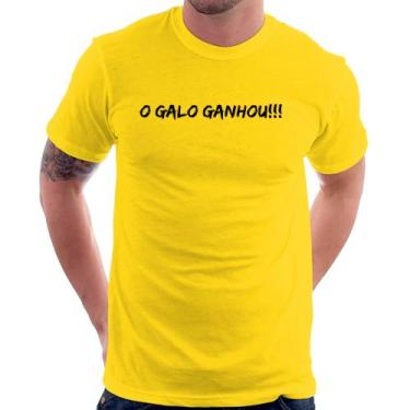 Imagem de Camiseta O GALO GANHOU!!! - Foca na Moda, Amarelo, P