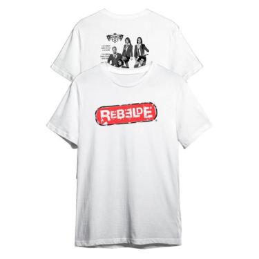 Imagem de Camiseta Basica Rbd Y Soy Rebelde Frente E Costas Unissex - Abstract G