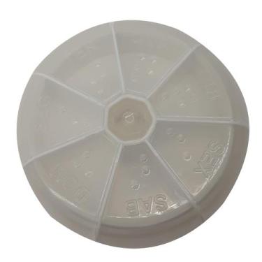 Imagem de Porta Comprimido Branco Redondo - For Import