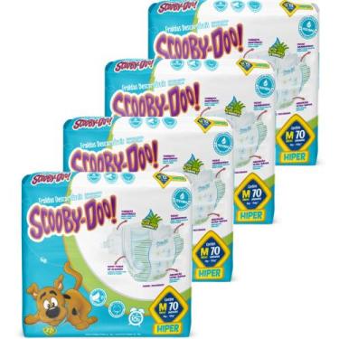 Imagem de KIT 4 Fralda Scooby Hiper Tamanho M