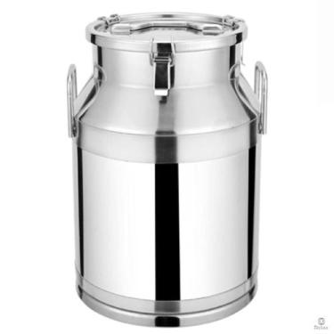 Imagem de Leiteira Inox Vasilhame Galão Tarro De Leite 20 Litros Richoa