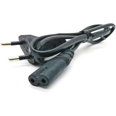 Imagem de Cabo De Força Energia Bipolar Tv Radio Ps3 Ps4 Fonte Impressora Cabo De Energia