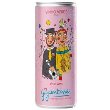 Imagem de Vinho Rosé em Lata Vinho Verde Gigantones 250ml