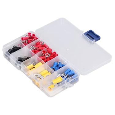 Imagem de 102pcs Conector de Fio de Fio Crimp Terminal Terminal Terminal Set Kit Home Veículo Conexão Elétrica