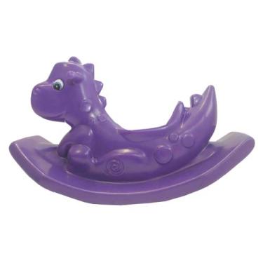Imagem de Gangorra Dinossauro - Cor ROXO- playground ao ar livreGangorra Dinossa