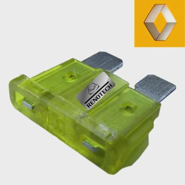 Imagem de 7701998059 - fusível de encaixe 20 amperes - lâmina - am - todos os motores - laguna / R-19 / safrane / megane I / clio ii / twingo / megane ii / kang