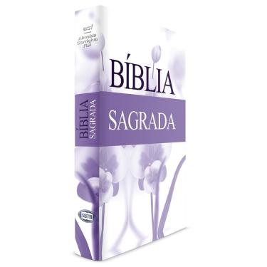 Imagem de Bíblia da Mulher Florida Lilás - Capa Dura - acf