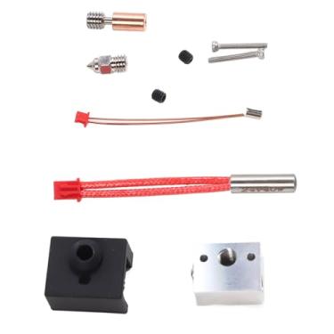 Imagem de 3D Impressora Kit HOTEND Kit de Alta Temperatura Bocada de Garganta Conjunto de Bloco de Aquecimento 24V 40W para Ender 3 S1 Suits