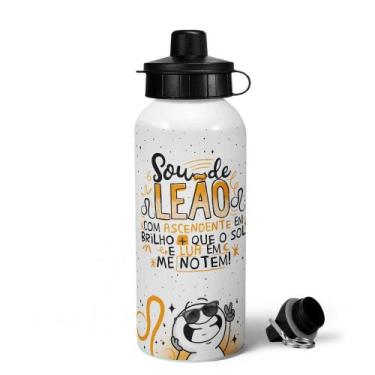 Imagem de Garrafa Squeeze MQ Funny Signos - Sou de Leão - 600ml - JPS INFO